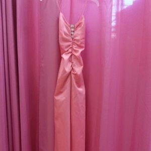 Ball Gown XS satin pink